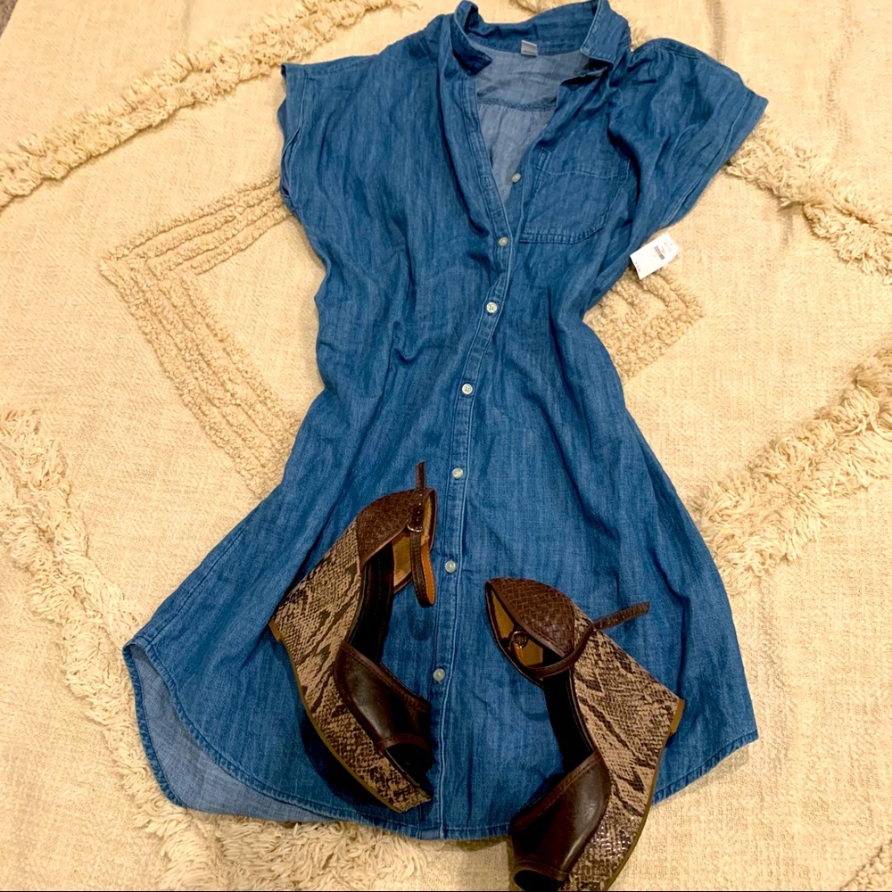 Chambray Dress